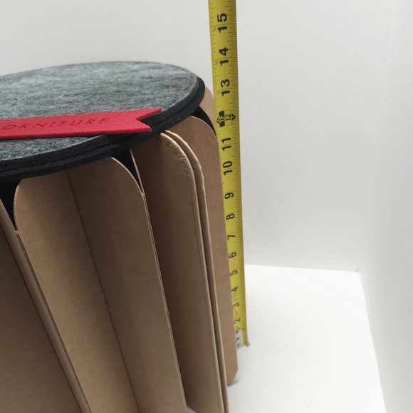 Bookniture Furniture Hidden In a Book Converts to 13" Stool Table Seat - Picture 6 of 6